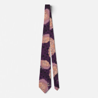 Elegant Floral Blanket – Cozy Botanical Throw  Neck Tie