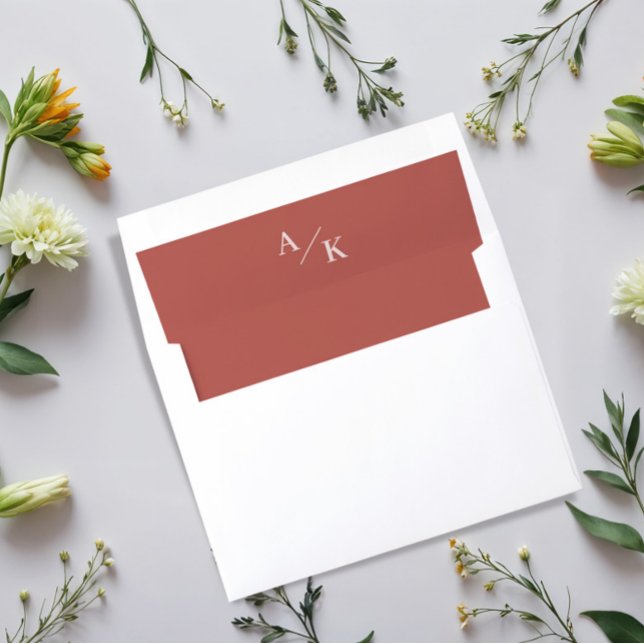 Elegant Floral Boho Wedding  Envelope Liner (Creator Uploaded)