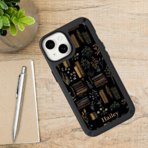 Elegant Floral & Book Design - A Readers Haven OtterBox iPhone 14 Case