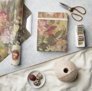 Elegant Floral Botanical Wrapping Paper