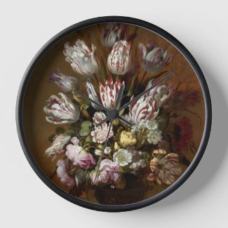Elegant Floral Bouquet - Vintage Dutch Fine Art