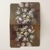 Elegant Floral Bouquet - Vintage Dutch Fine Art File Folder (Outside Left)