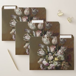 Elegant Floral Bouquet - Vintage Dutch Fine Art