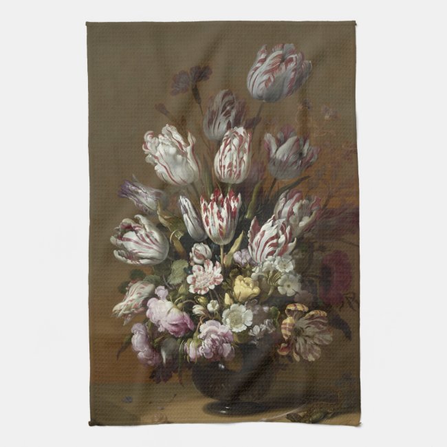Elegant Floral Bouquet - Vintage Dutch Fine Art