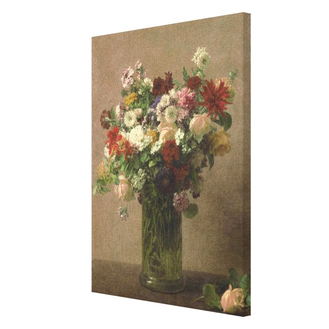 Elegant Floral Bouquet - Vintage French Fine Art