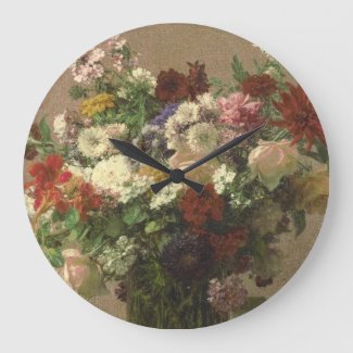 Elegant Floral Bouquet - Vintage French Fine Art