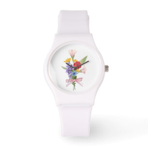 Elegant Floral Bouquet Watch