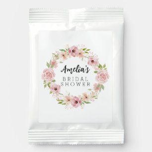 Elegant Floral Bridal Shower Margarita Drink Mix