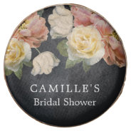 Elegant Floral Bridal Shower Personalized Chocolate Covered Oreo at Zazzle