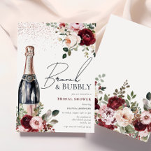 Elegant Floral Brunch and Bubbly Bridal Shower