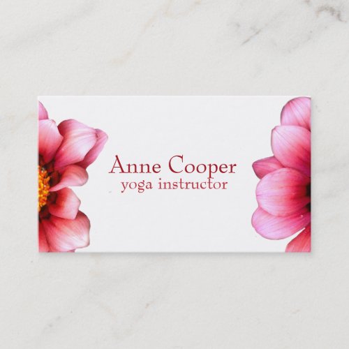 Elegant floral Business Card
