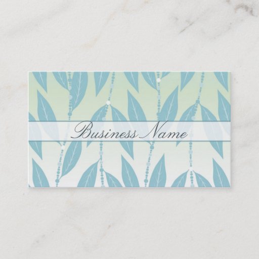 Customizable Elegant Floral Business Card