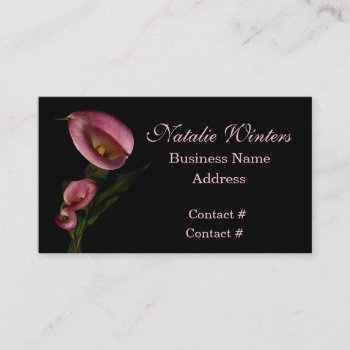 Elegant Floral Business Card by TheCardStore at Zazzle