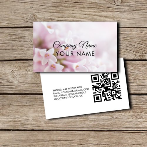 Elegant Floral Business Card | Modern Feminine Flo