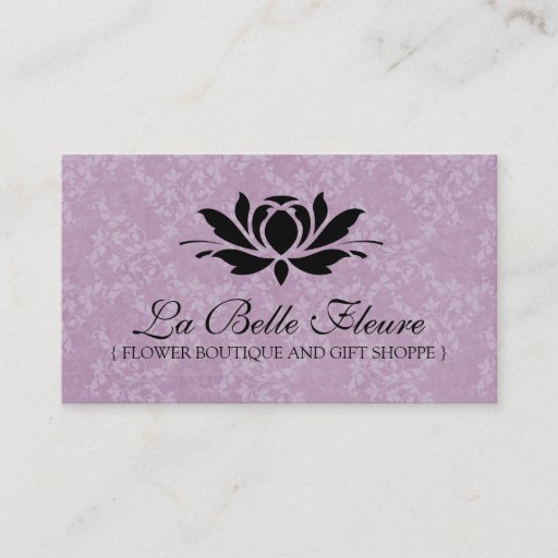 Customizable Elegant Floral Business Cards