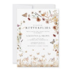 Elegant Floral Butterflies Bridal Shower