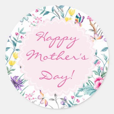 Elegant Floral & Butterflies Mother's Day