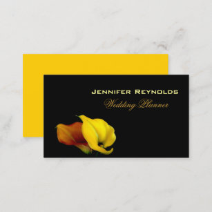 Elegant Floral Calla Lily  Business Card