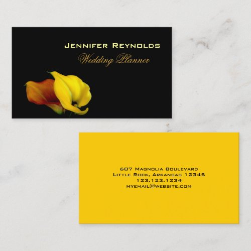 Calla Lily Business Card