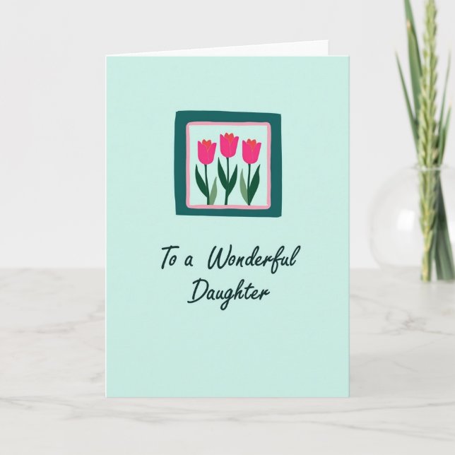 Elegant Floral Card (Front)