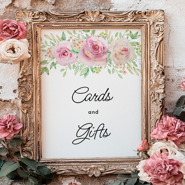 Elegant Floral Cards and Gift Poster (Creator Uploaded)