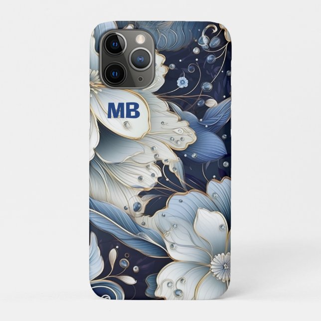 Elegant Floral  Case-Mate iPhone Case (Back)