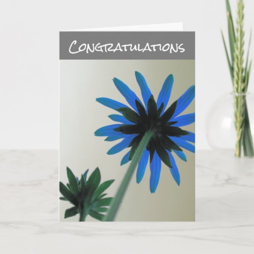 Elegant floral congratulations card | Zazzle