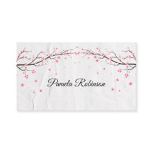 Elegant Floral Custom Business Card