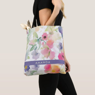 Elegant Floral Cute Trendy Chic Stylish Tote Bag