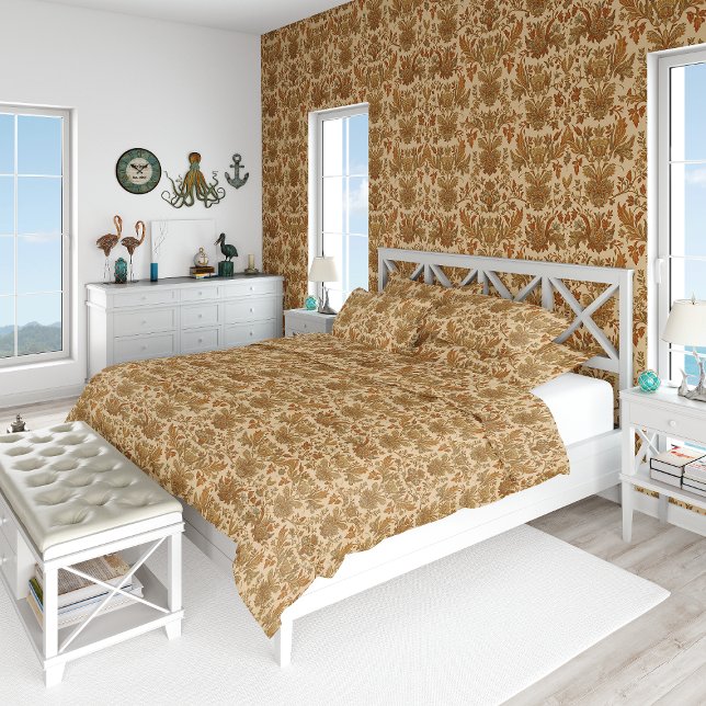 Elegant Floral Damask Pattern Duvet Cover (Creator Uploaded)