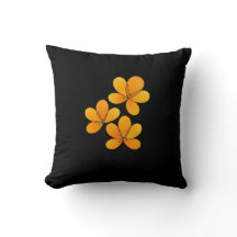 Elegant Floral Decorative Pillow – Cozy Home Accen