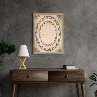 Elegant Floral Decoupage Tissue Paper