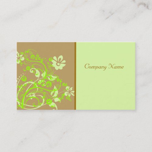 Elegant Floral Design Business Card Templates