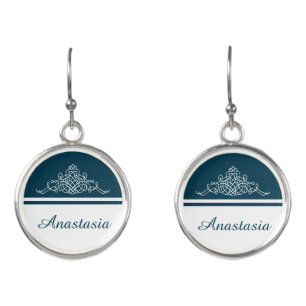 Elegant floral design earrings