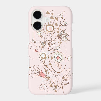 Elegant Floral Design iPhone 17 Case
