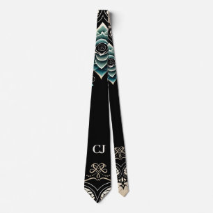 Elegant floral design that exudes luxury neck tie