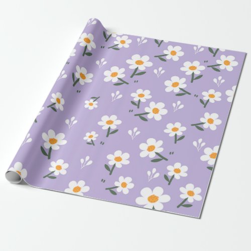 Elegant Floral Design Wrapping Paper