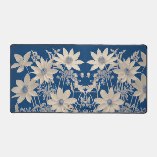 Elegant Floral Desk Mat