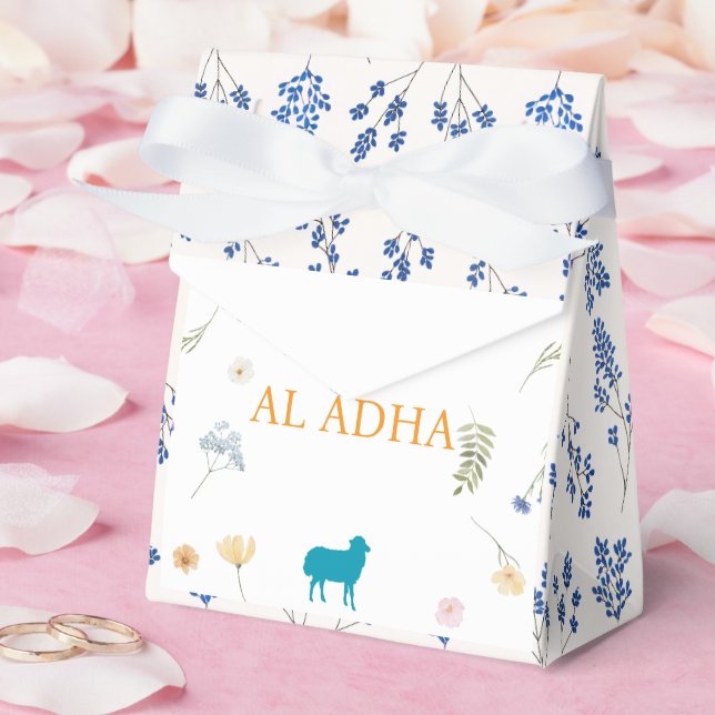 Elegant Floral Eid al-Adha  Favor Boxes (Wedding)