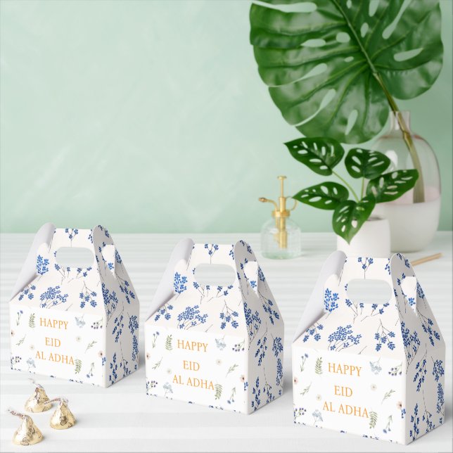 Elegant Floral Eid al-Adha  Favor Boxes (Multiple)