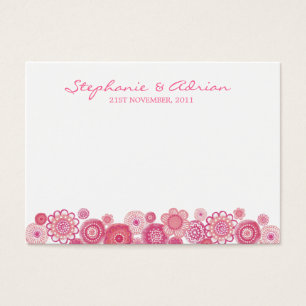 Elegant Floral Engagement Thank You Gift Cards