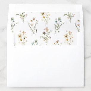 Elegant Floral Envelope Liner