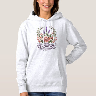 Elegant Floral Fashion Hoodie