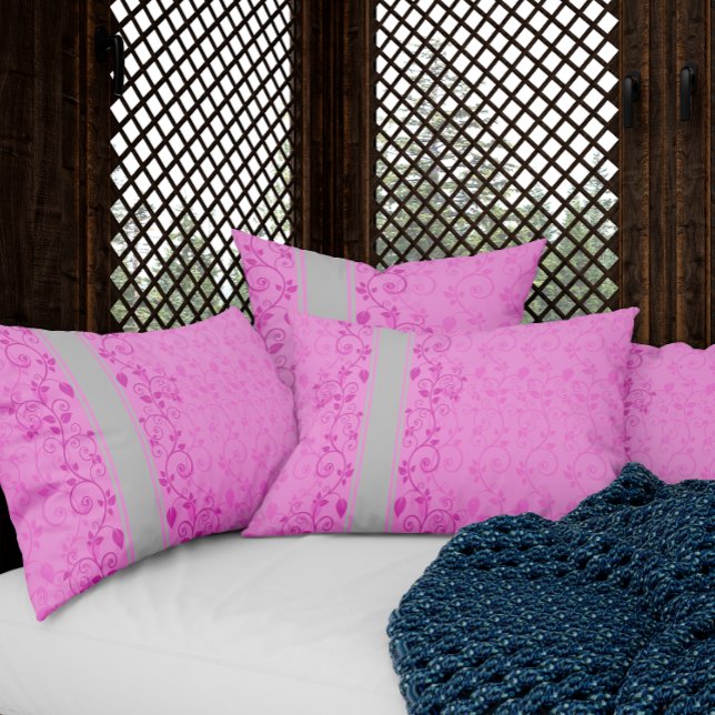 Elegant Floral Flower Pink  Pillow Case (Creator Uploaded)