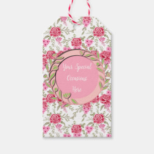 Elegant Floral Frame: for Every Occasion Gift Tags