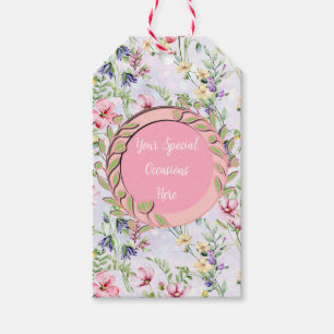 Elegant Floral Frame: for Every Occasion Gift Tags