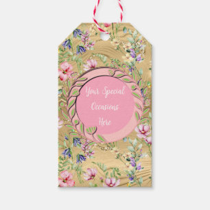 Elegant Floral Frame: for Every Occasion Gift Tags