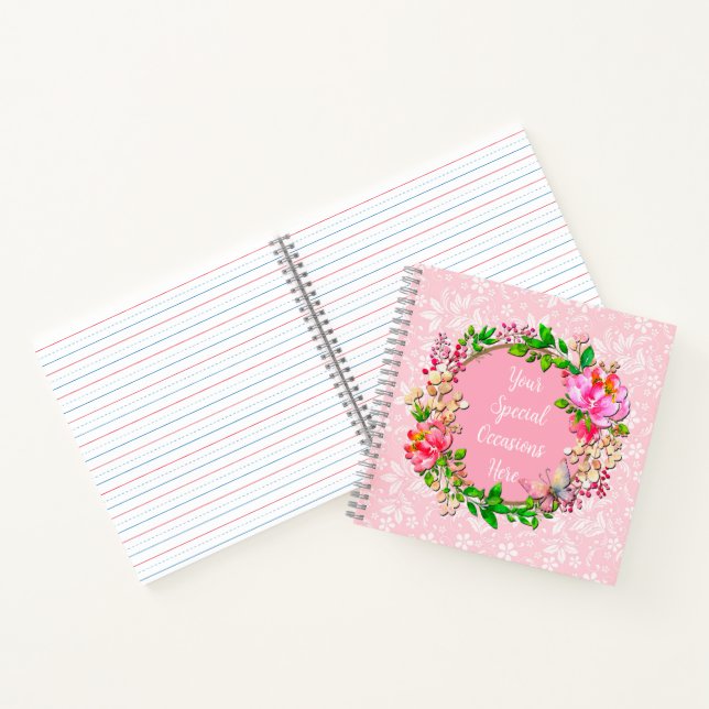 Elegant Floral Frame: for Every Occasion Notebook (Inside)