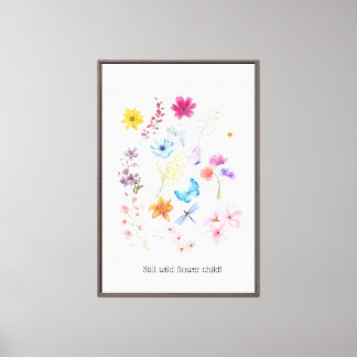 Elegant Floral Frames Canvas Print