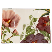 Elegant Floral Gift Bag Large